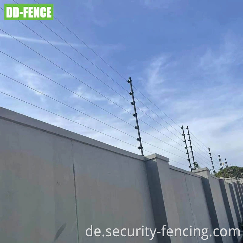 ISO 9001 zertifizierter elektrischer Zaun mit Alarmsystem für das Border Border Railway Power Bation des landwirtschaftlichen Gefängnisses